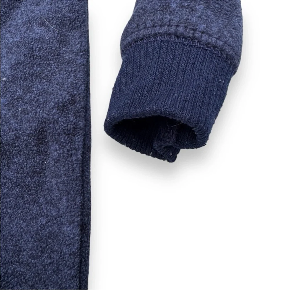 Carter's Fleece Outfit Blue 12M Raccoon Hood Footless